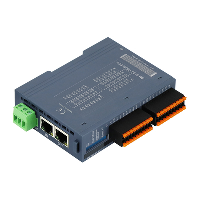 Din Rail I/O モジュール 100Mbit/s 2 RJ45 EtherCAT プロトコル PAL I/Oシステム 16DI 16DO PNP出力