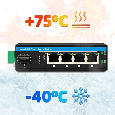 5ポート 10/100/1000mbps イーサネット スイッチ 4RJ45+1SFP アウトドア ポエスイッチ メーカー