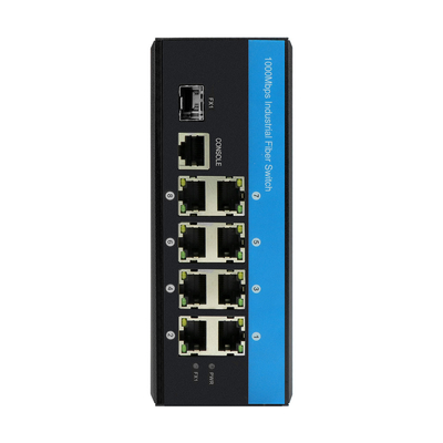 8 ポート RJ45+1*SFP L2 マネージド ギガビット イーサネット スイッチ IP40 ダブル パワー インプット Poe スイッチ