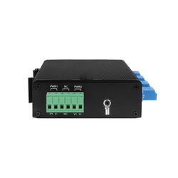 2*2B 産業用光学バイパススイッチ LC/SCコネクタ SM/MM DC24/48V入力
