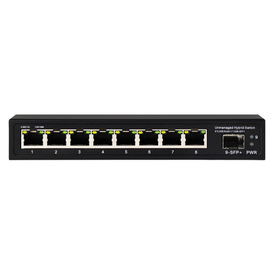 10G イーサネット スイッチ 管理されていないネットワーク スイッチ 8*2.5G RJ45+1*10G SFP ポート