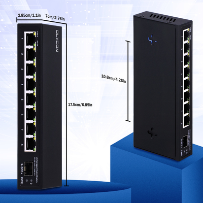 10G イーサネット スイッチ 管理されていないネットワーク スイッチ 8*2.5G RJ45+1*10G SFP ポート