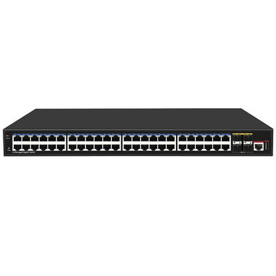 48 ポート ギガビット L3 マネージド ネットワーク スイッチ 10G ファイバー アップリンク シングル AC 入力 リアルテック ベース