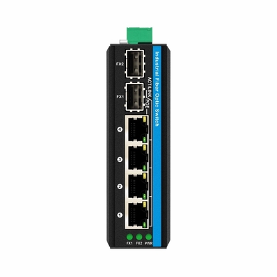 6 ポート ギジアビット 無管理 イーサネット スイッチ ディン 鉄道 ネットワーク スイッチ DC12V/24V 入力