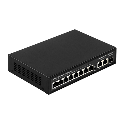 Extended Range 8-Port PoE Switch 10/100M 120W/150Wの消費と250mのカバー