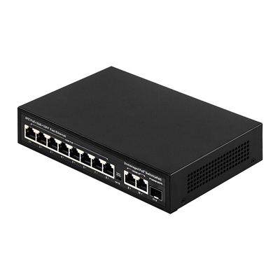 Extended Range 8-Port PoE Switch 10/100M 120W/150Wの消費と250mのカバー