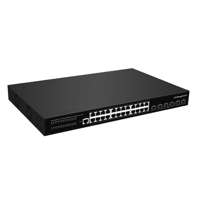 24 ポート 2.5G イーサネット L3 マネージド スイッチ 10G ファイバー アップリンク シングル AC 入力