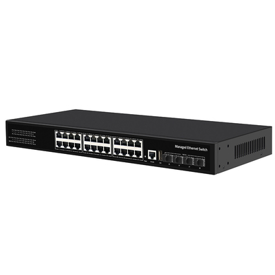 10G管理可能なスイッチ 24ポート ギガビット銅リング ERPS管理 1G/2.5Gファイバー