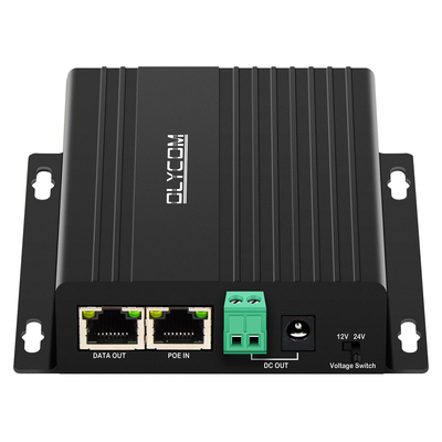 10/100/1000Mbps 12V 30W POE スプリッタ DC12V/24V出力