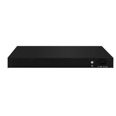 24 ポート 2.5G PoE マネージド スイッチ 10G ファイバー アップリンク L3 層 400W 予算 AC 入力 CE