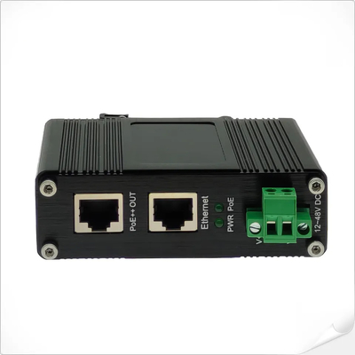工業用 90W 802.3bt PoE++ インジェクター ギガビット DC12V DC24V DC48V インプット ミニサイズ