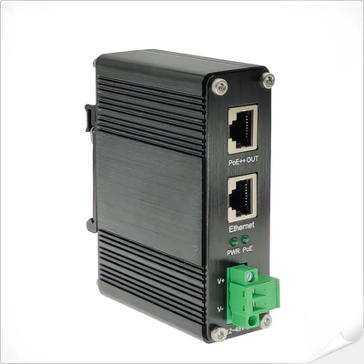 工業用 90W 802.3bt PoE++ インジェクター ギガビット DC12V DC24V DC48V インプット ミニサイズ