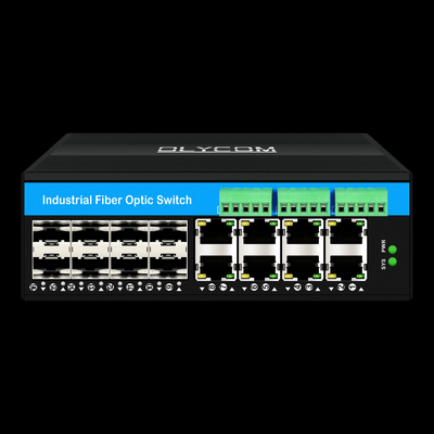 16 ポート管理産業イーサネットスイッチ 8RJ45+8SFP POE スイッチ 4*RS485+2*CAN BUS
