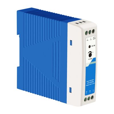 12V Din 電源 20W 1.67A プラスチック AC/DC 入力 CE UL 認証 工業用