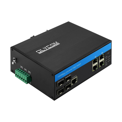 8 ポート ギガビット イーサネット スイッチ L2 管理されたアウトドアネットワーク スイッチ 4RJ45+4SFP