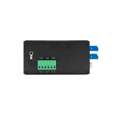 D2*2Bバイパス機能付き産業用マネージドイーサネットスイッチ、SM LCコネクタ、IP40保護等級、光回線保護用