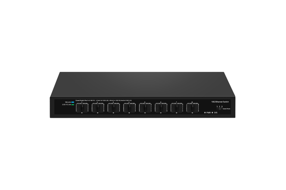 10G SFP+ ファイバースイッチ 8*10G SFP+ ファイバーポート サポート 1.25G/2.5G/10G