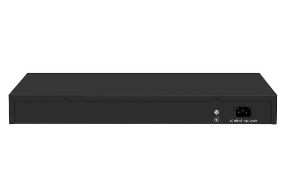 工場価格 10G スイッチ 24 ポート Ethernet ファイバー スイッチ デスクトップ L3 マネージド ネットワーク スイッチ AC100-240V 1U ラック