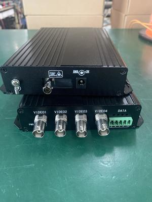 4チャンネル標準画質アナログBNC-光ファイバーRS485 20KMビデオ光コンバーター
