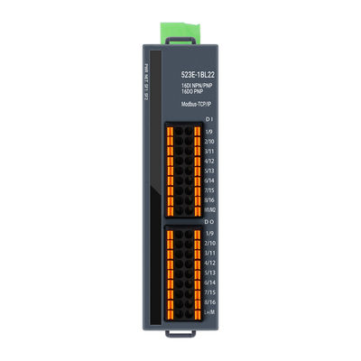 Modbus-TCPバスPAL I/Oシステム 16DI+16DO PNP DC24V 入力 2RJ45 IP20 産業用制御