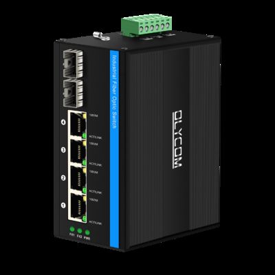6ポートソーラーPoEスイッチ DC12-48V入力 120Wパワーバジェット 工業用イーサネットスイッチ ソーラーパワーCCTVセキュリティVoIPシステム用