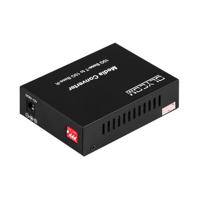 10G SFP+ アンマネージド光ファイバーメディアコンバーター DIPスイッチ付き データセンターおよびLANバックボーン用光ファイバーコンバーター