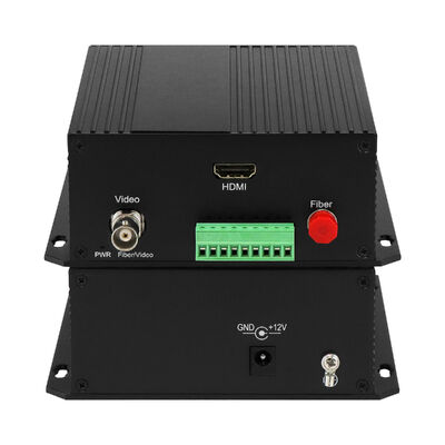 HDMI ビデオファイバー変換器 1080P ビディ RS422 シングルモード 光学拡張子 DC12V CE