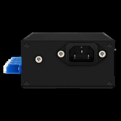 高信頼性のためのAC/DCダブルパワー入力LC/SCコネクタとSM/MMファイバータイプを持つ光ファイバーバイパススイッチ