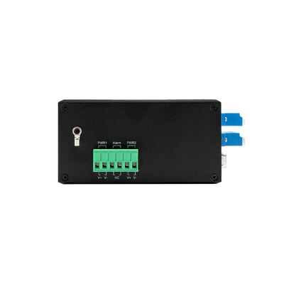 Industrial PoE Fiber Bypass Switch 4 Port L2 Managed Vitesse Based DIN Rugged Case