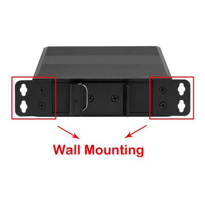 5ポート 急速ネットワーク DIN PoE スイッチ PoE Af/At 120W 予算 DC48V 入力 CE FCC 認証