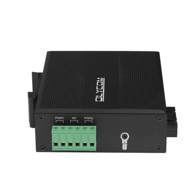 5ポート ファストイーサネットスイッチ 工業用 アンマネージド SFPファイバー ファンレス IP40定格 DC12V