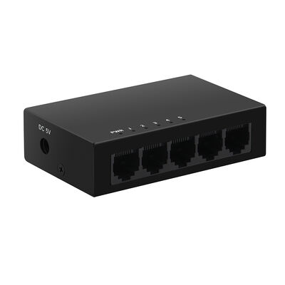 5ポート ギガビット イーサネット スイッチ 10/100/1000Mbps アンマネージド デスクトップ メタルケース CE
