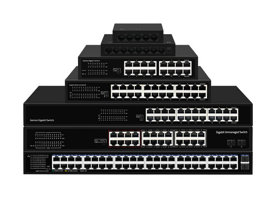 24 ポート PoE スイッチ 2.5G ファイバー ギガビット イーサネット 300W 予算 15.4W/30W 未管理 CE
