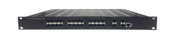 28 ポート 10G マネージド イーサネット スイッチ フルファイバー スロット AC DC インプット ファンレス ラック 搭載 CE
