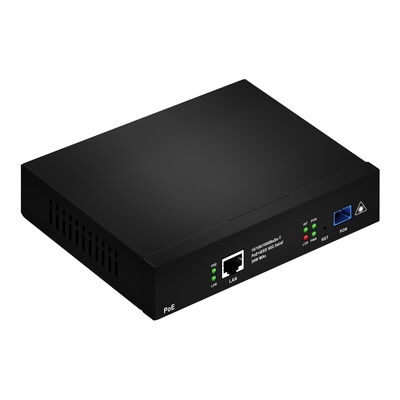 ギガビットシングルポート XPON PoE ONU EPON/GPON 802.3at 30W AC100-240V デスクトップ FTTH ONT