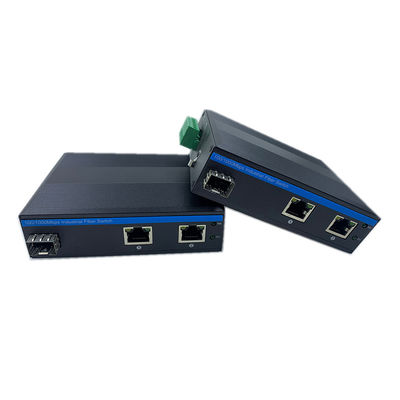 産業級ネットワークスイッチ 10/100m 1 Sfp 2 Rj45 無管理ネットワークスイッチ IP40 DC 9-36V