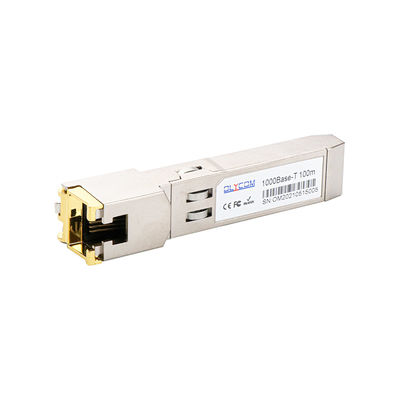 ギガビット RJ45 SFP モジュール トランシーバー 10/100/1000BASE-T over Cat5 UTPケーブル