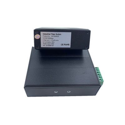 6 ポート ギガビット 産業用ファイバースイッチ 100M/1G オプティカルネットワーク 無管理 FCC CE ファンのない