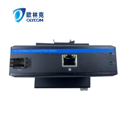頑丈なメディアコンバーター Poe 15.4W 30W 10/100m 急速イーサネット 無管理 Ce Din Rail