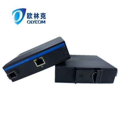 頑丈なメディアコンバーター Poe 15.4W 30W 10/100m 急速イーサネット 無管理 Ce Din Rail
