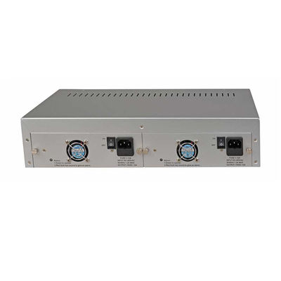 14 スロットメディア変換ラック シャーシ 19 インチ 2U ダュアル AC220V ファイバーメディア変換器 CE