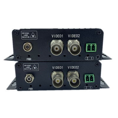 RS485データFC付き1080P BNCビデオ光ファイバーコンバーター、マルチモードファイバーDC12V CE