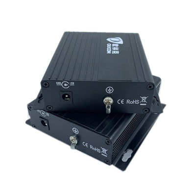 RS485/RS422データ付きアナログビデオメディアコンバーター SM/MM光ファイバー延長 CE DC5V DC12V