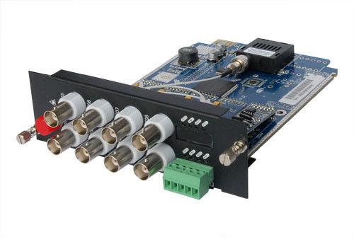 ビデオ・メディア・コンバータ シャーシ ビデオ・オプティカル・コンバータ用の3U・ラック 二重電源入力