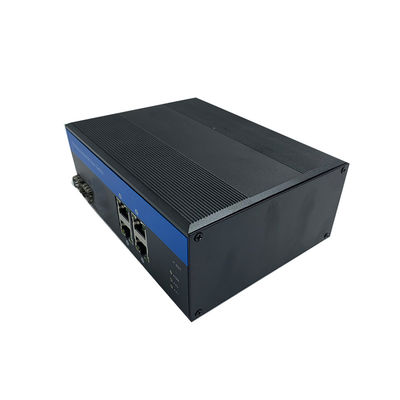 40Gbps 産業用管理されていないPOEスイッチ 10/100 ベースSFPファイバーポートスイッチ PoE産業用