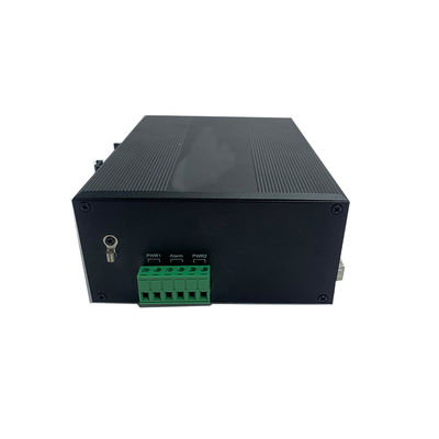 40Gbps 産業用管理されていないPOEスイッチ 10/100 ベースSFPファイバーポートスイッチ PoE産業用