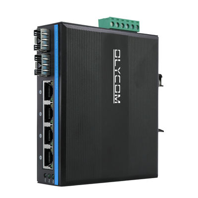 産業ネットワーク スイッチ 6 ポート フースト イーサネット 10/100Mbps ファイバーネットワーク リアルテック 未管理