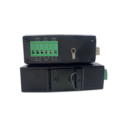 産業用PoEメディアコンバーター 15.4W 30W 無管理の高速イーサネット DIN Rail CE ミニサイズ