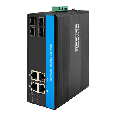 8ポート ギガビット光ファイバー スイッチ 産業用ネットワーク SFP アンマネージド CE IP40 定格