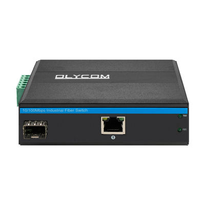 産業用イーサネットメディアコンバータ SFPファイバー 10/100Mbps 無管理型頑丈ケース